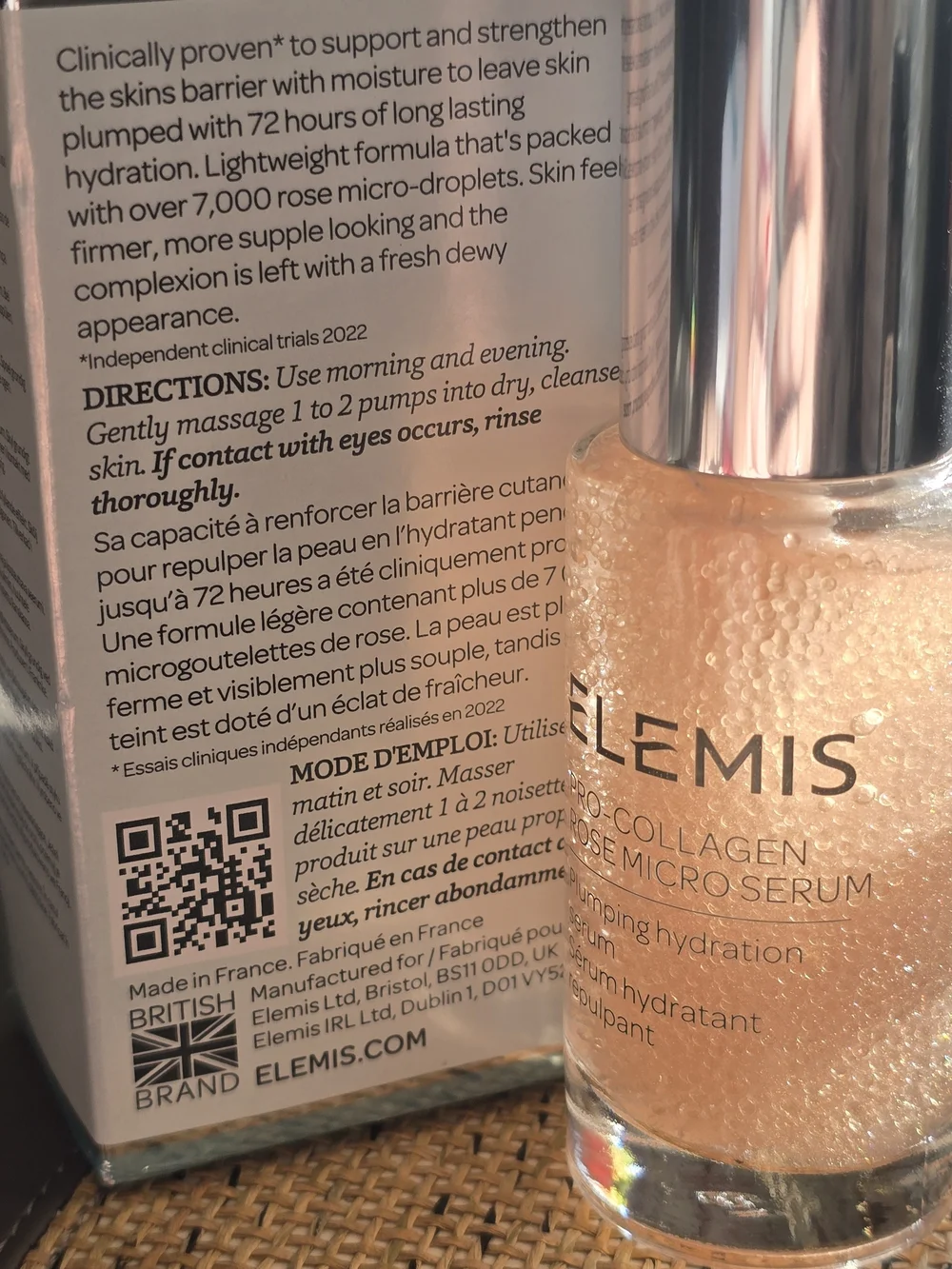 Elemis Pro-Collagen Rose Micro Serum - 30ml NEW Price Firm